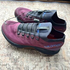 Salomon Women's Purple and Navy Athletic Shoes